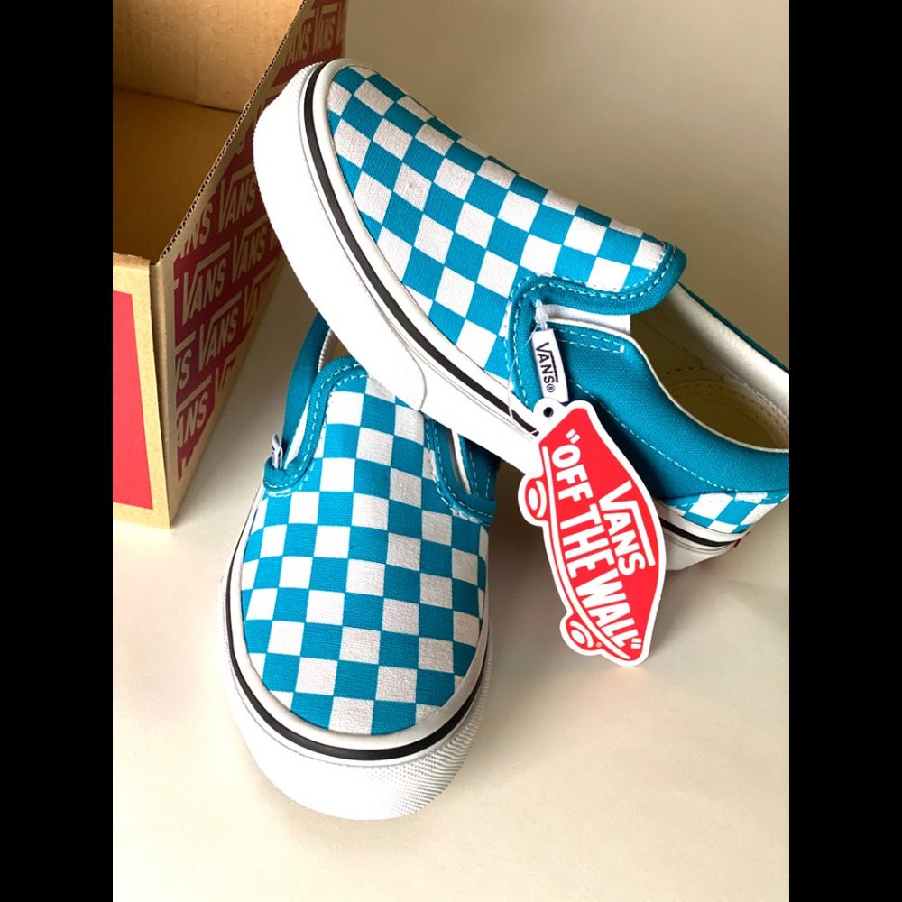 KIDS CHECKERBOARD SLIP-ON